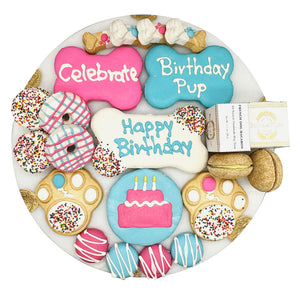 Birthday Dog Macaron Treats Gift Box