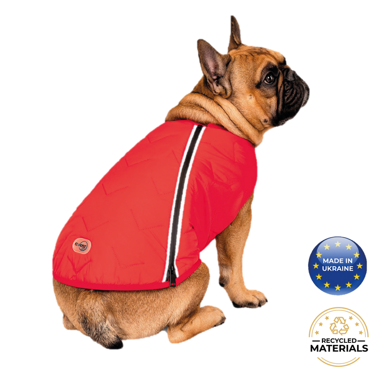 Sustainable Eco-Friendly Dog Jacket / Vest - Made in Ukraine - Bonne et Filou