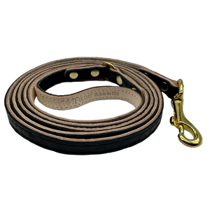 Croc Leather Dog Leashes - Bonne et Filou