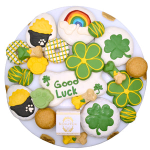 Good Luck Themed Dog Treats Celebration Macarons Gift Box
