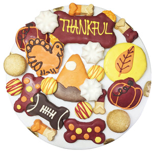 Thankful Themed Dog Treats Thanksgiving Dog Gift Box