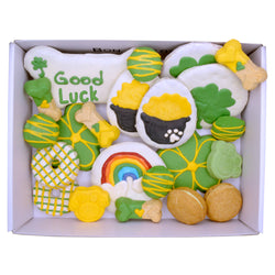 Good Luck Themed Dog Treats Gift Box