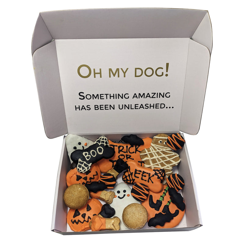 Halloween Themed Dog Treats Gift Box