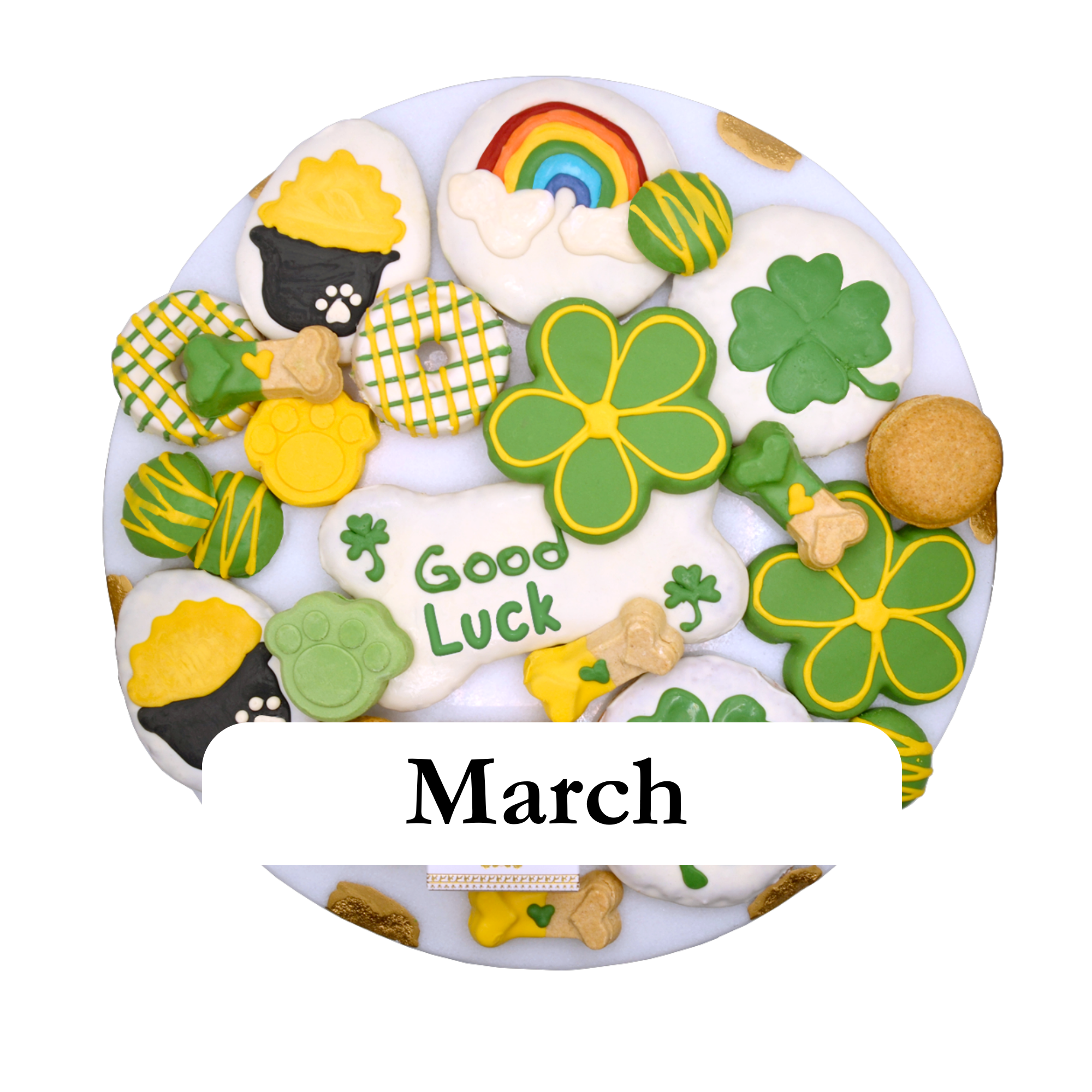 Themed Dog Treats Box 