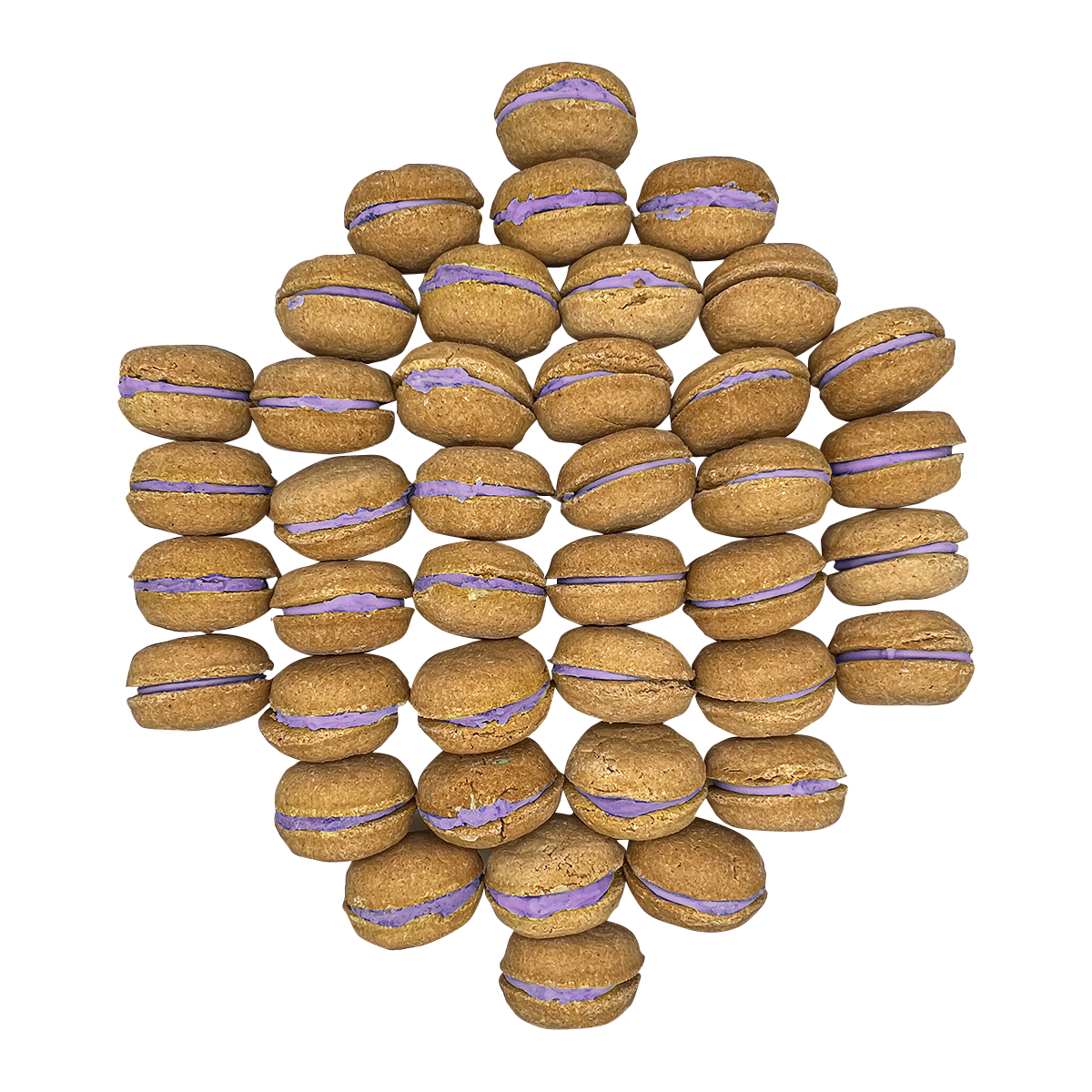 40 Pieces Count Dog Macaron Treats Spread