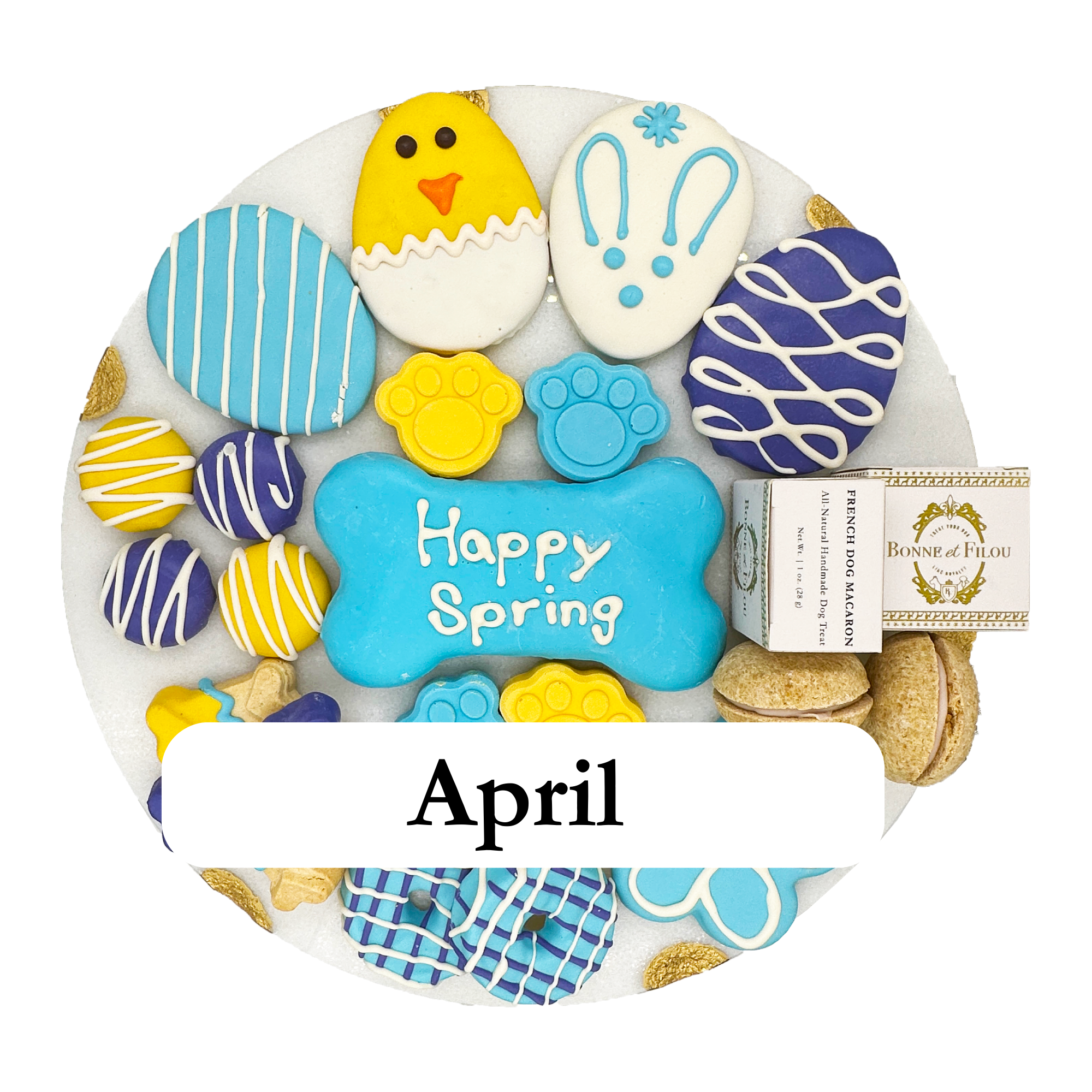 Themed Dog Treats Box 