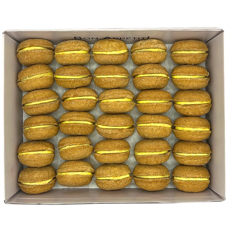 Cheese 40 Pieces Count Dog Macaron Treats Gift Box