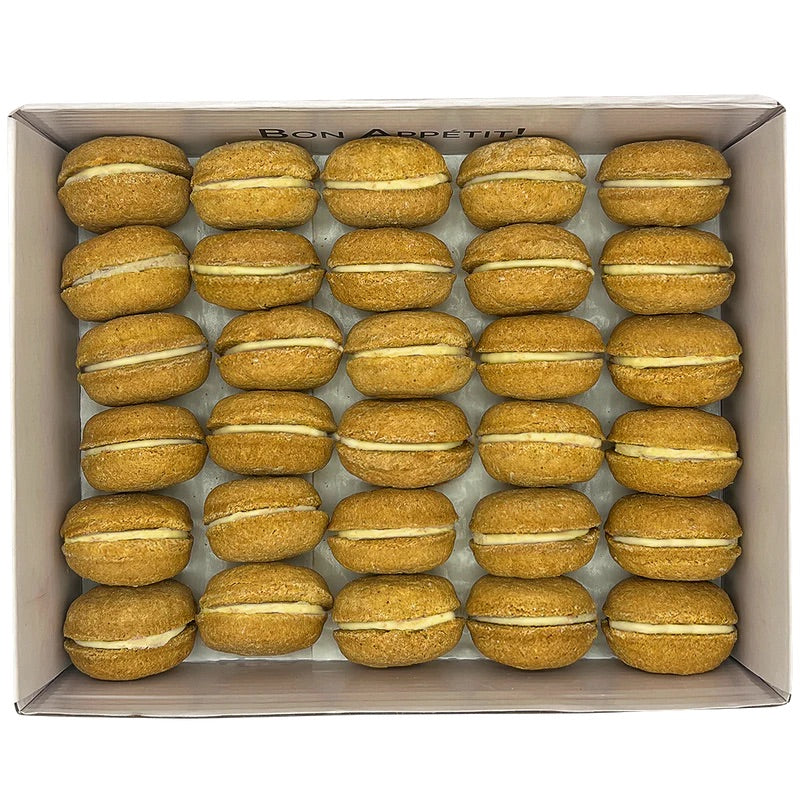 Creme Brulee 40 Pieces Count Dog Macaron Treats Gift Box