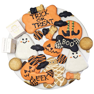 Halloween Themed Dog Treats Gift Box Holiday Dog Macarons
