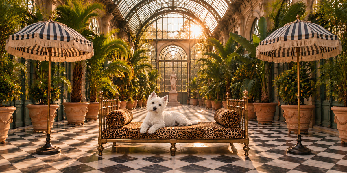 L'Orangerie with a different dog