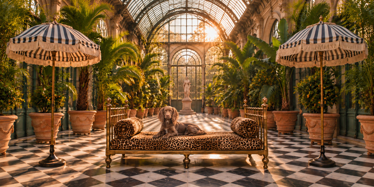 L'Orangerie with a different dog