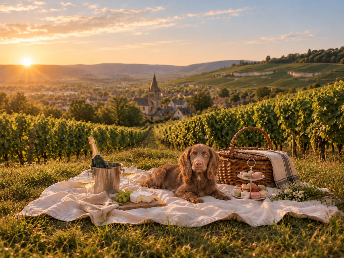 Les Vignes with a different dog