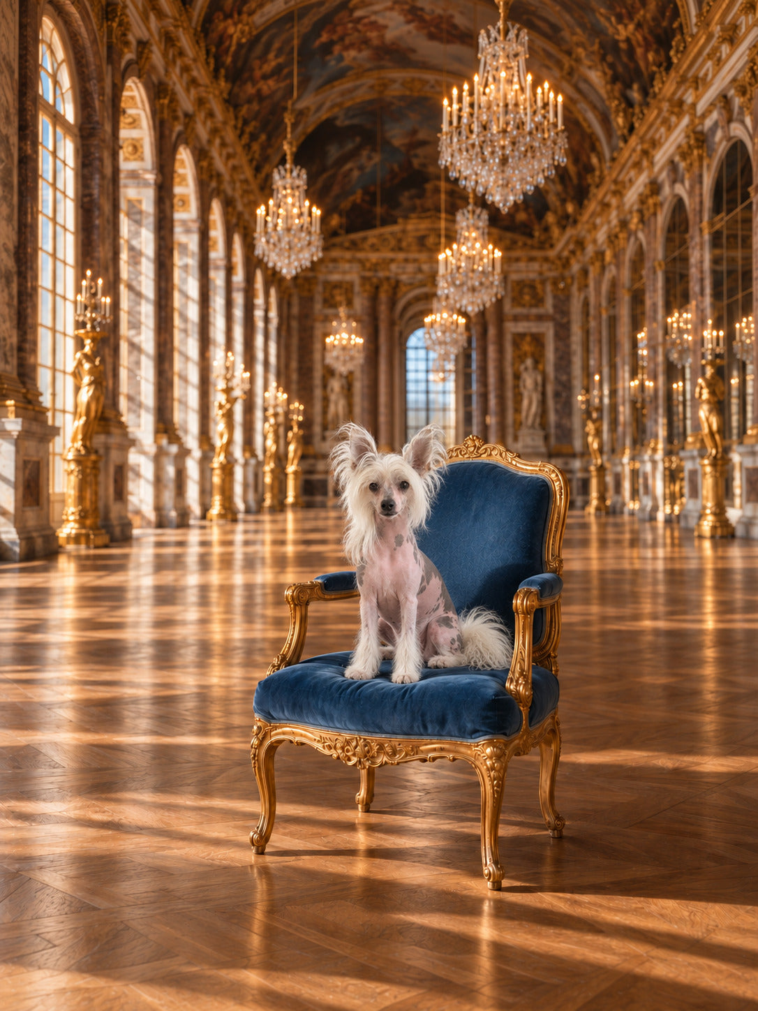 La Galerie with a different dog