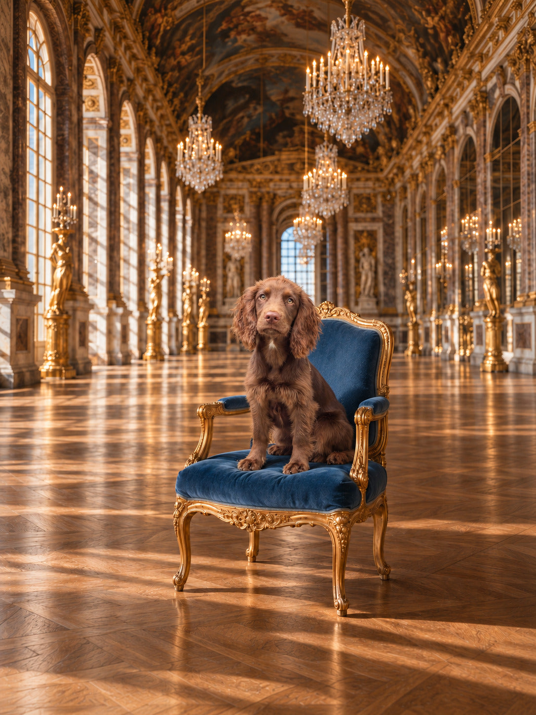 La Galerie with a different dog