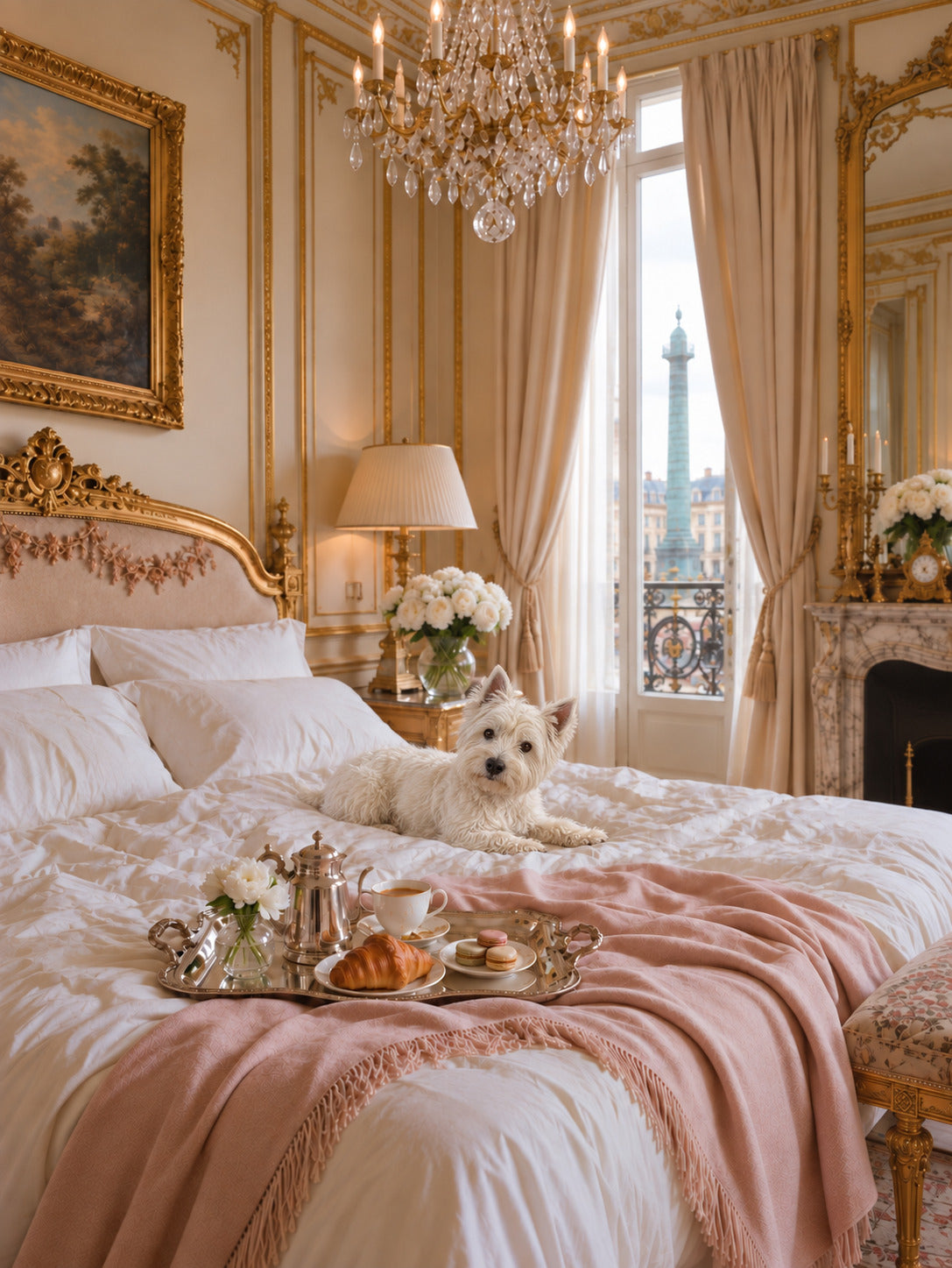 Le Petit Dejeuner with a different dog