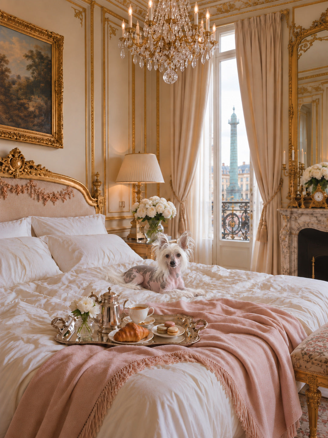 Le Petit Dejeuner with a different dog