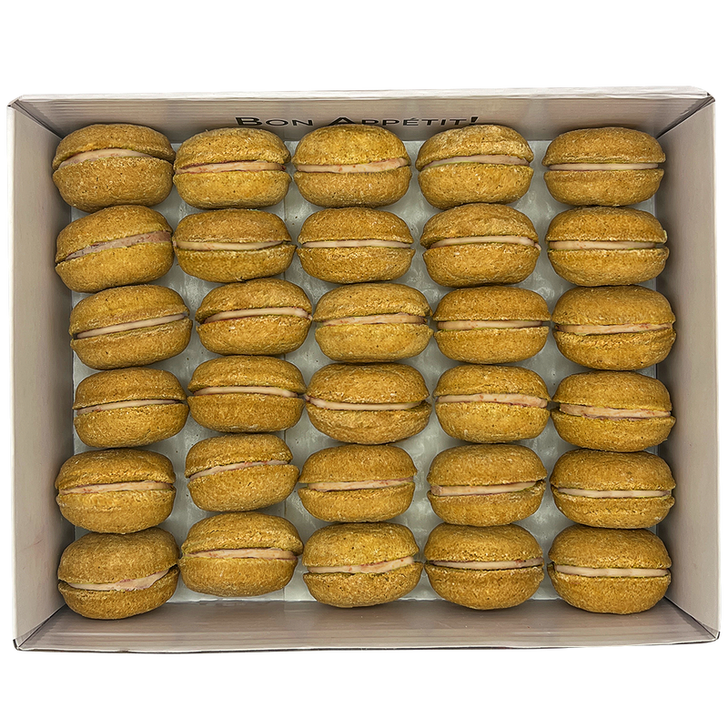 Peanut Butter 40 Pieces Count Dog Macaron Treats Gift Box 2