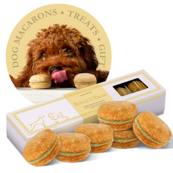 Dog Macarons (Count of 6 - window in packaging) - Bonne et Filou