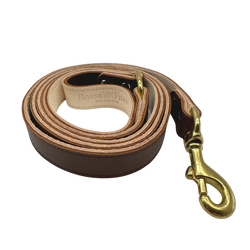 Plain Leather Dog Leashes - Bonne et Filou