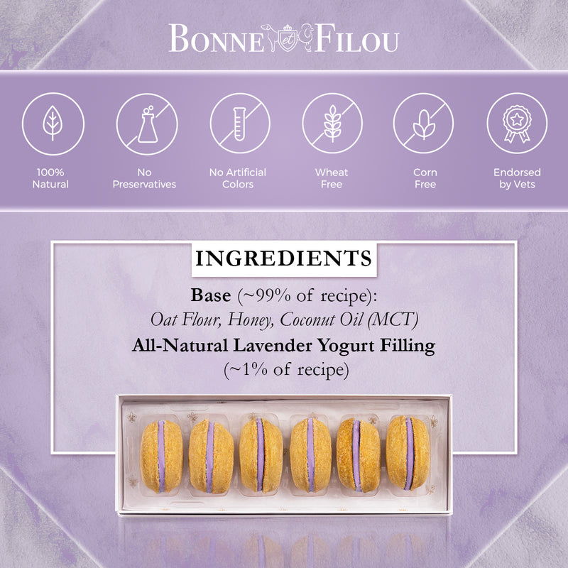 Lavender Dog Macarons - Bonne et Filou