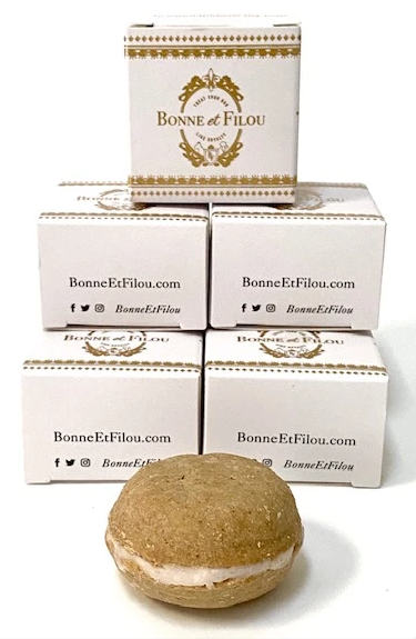 Bulk 40 Pieces Count 1 Unit Dog Macaron Treats Gift Box